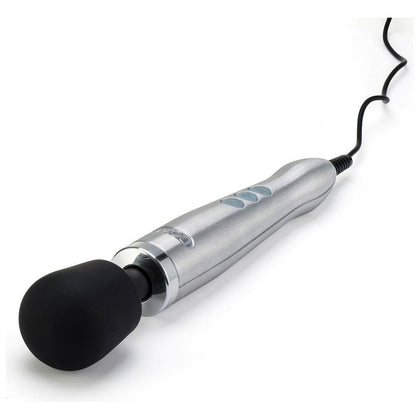 Doxy Die Cast Wand Clitoral Massage Vibrator - Powerful and Luxurious Pleasure Toy for Women - Model DCD100 - Deep Rumbly Vibrations - Silver