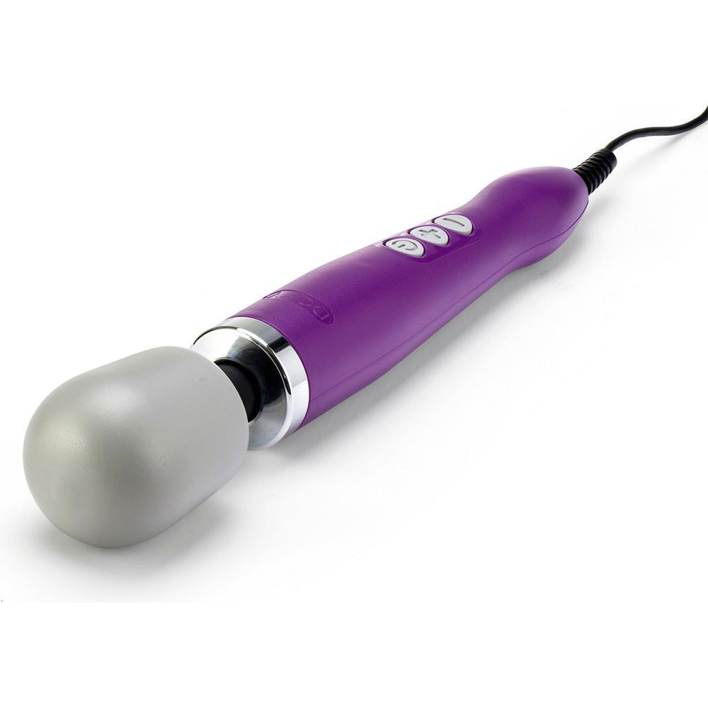 Doxy Clitoral Vibrator Wand Massager - Powerful Pleasure Device for Women - Model X9 - Deep Rumbly Vibrations - Intense Stimulation - Black