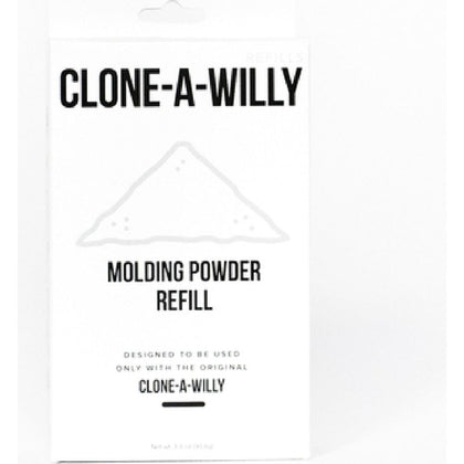 Clone-A-Willy Molding Powder Refill - Create a Personalized Replica of Any Penis at Home - Unleash Your Wildest Desires - Gender-Neutral Pleasure - Jet Black