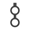 ElectroShock E-Stimulation Cock Ring with Ballstrap - Model ES-CRB1 - For Men - Intense Pleasure - Black - Adult Naughty Store