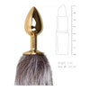 Introducing the Opulent Pleasures Fox Tail No. 5 - Gold Plug: The Ultimate Sensual Delight for Alluring Anal Pleasure in Exquisite Gold