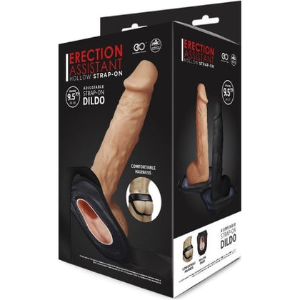 Introducing the Pleasure Pro Erection Assistant Strap-On: Hollow Strap-on 9.5