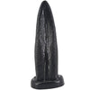 Introducing the Exquisite Pleasure Brand Sensual Tongue Shape Anal Plug - Model T22B for Unforgettable Moments of Passion and Delight in Black - Adult Naughty Store