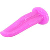 Introducing the SensaTongue T22 Purple Anal Plug: A Luxurious Pleasure Experience for All Genders! - Adult Naughty Store