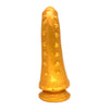 Sensual Pleasures Hunchback Dildo Gold - Luxurious Silicone Pleasure Toy for Intense Satisfaction, Model SPHD-001, Unisex, G-Spot and Prostate Stimulation, Vibrant Gold - Adult Naughty Store