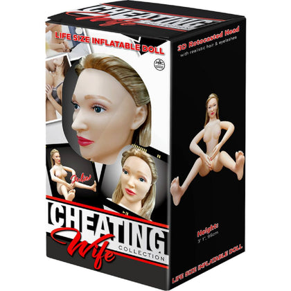 Julie Sensual Life-Size Inflatable Doll Model 3D-01 for Women, Full-Body Pleasure, Brunette