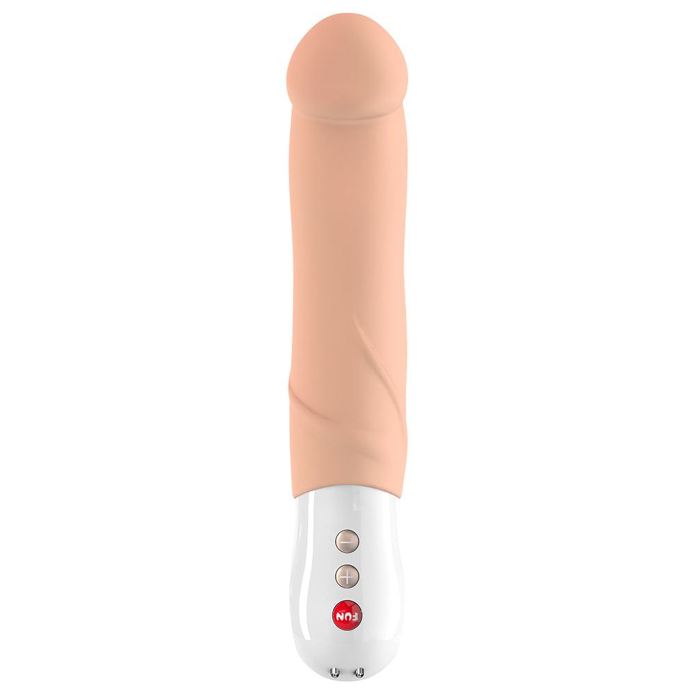 Fun Factory Big Boss G5 Vibrating Dildo - Powerful XL Pleasure Toy for Intense Satisfaction - Suitable for All Genders - Designed for Deep Stimulation - Sleek Black