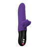 Fun Factory Bi Stronic Fusion Vibrator - Dual Action Thrusting and Vibrating Sex Toy for Women - Intense Pleasure and Sensation - Model BF-5001 - Deep Purple