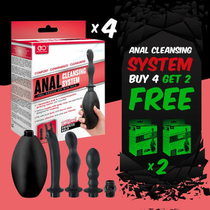 Manhood Pro Anal Cleaning System Model 5000 - Male - Anal - Black - Adult Naughty Store