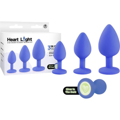 🌟 Le Wand Silicone 3in1 Training Kit - Model 101 - Unisex Anal & Prostate Toy - Glow in the Dark 🌟