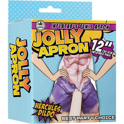 Introducing the Jolly Apron X1 Inflatable Penis Novelty Apron - Unisex Fun Toy, Model X1, Vibrant Colour, for Light-hearted Enjoyment