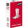 Four Seasons Studded & Ribbed 12's Ultra Sensitive Condoms for Men - Enhanced Pleasure and Stimulation - Transparent - Model: FS-SR12