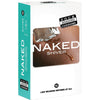 Naked Shiver 12's Intense Sensation Lubricated Condoms for Couples - Heightened Arousal and Pleasure - 54mm Nominal Width - Transparent