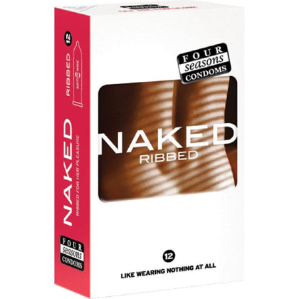 Naked Ribbed 12's - Premium Textured Condom for Enhanced Sensation and Pleasure