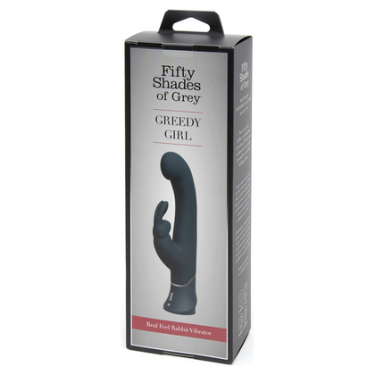 Fifty Shades of Grey Greedy Girl Dual Density G-Spot Rabbit Vibrator - The Ultimate Intimate Pleasure Experience - Adult Naughty Store