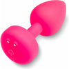 FunToys Gplug Small Neon Rose - Rechargeable Butt Plug for Sensual Anal Pleasure - Adult Naughty Store