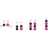 Introducing the Sensual Pleasure Geisha Balls Magnetic - Model GBM-27: The Ultimate Magnetic Kegel Exerciser for Women in Pink and Black - Adult Naughty Store