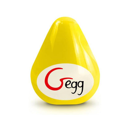 SensaTECH GEgg Masturbator Yellow: The Ultimate Male Pleasure Device for Intense Stimulation