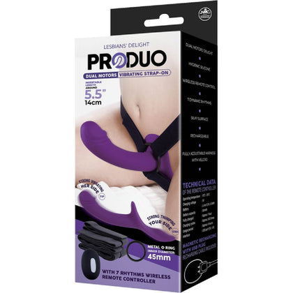 Experience Ultimate Pleasure with Luxe Pleasure Dual Motors Vibrating Strap-On X-200 for Women - Sophisticated Black Hue