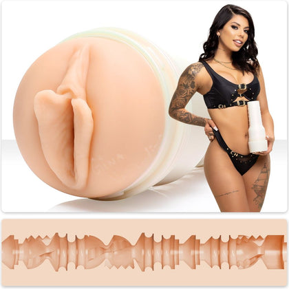 Introducing the Fleshlight Girls Gina Valentina Stellar Vagina Masturbator for Men - Light FleshTone