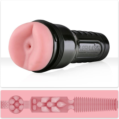 Fleshlight Pink Butt Destroya Male Masturbator Model 810476016999 - Anal Pleasure in Pink