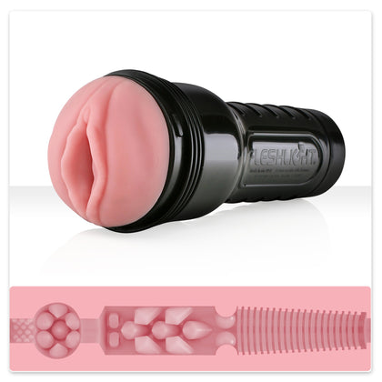Experience Ultimate Pleasure with Fleshlight Pink Lady Destroya Vagina Masturbator Model 810476017378 for Women - Rose Pink