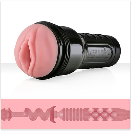 Experience Heavenly Pleasure with Fleshlight Pink Lady Heaven Vagina Masturbator Model 810476010171 Women's Soft Pink Masturbation Toy