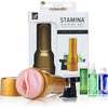 Introducing the Fleshlight Pink Stamina Training Unit Value Pack (Model: STU-001) - Unisex Genital Stimulation Set 🌟 - Adult Naughty Store