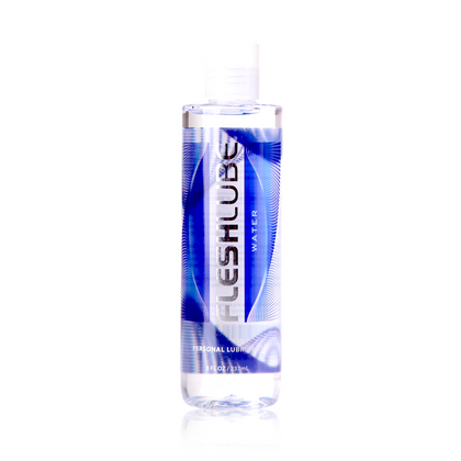 Fleshlube Water 8oz Lubricant - HydrateX Model No. HG34 - Unisex Water-Based Intimate Pleasure Gel in Clear