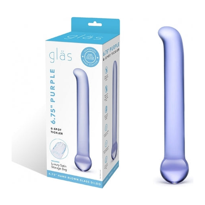 Introducing the SensaGlass Purple G-Spot Tickler - Model SG-5000: The Ultimate Pleasure Experience for Women - Adult Naughty Store