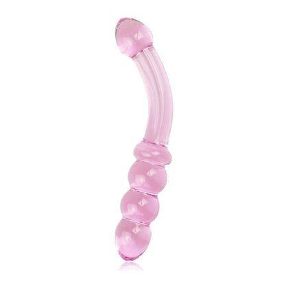 Glass Romance 10 Pink 7in: Sensual Glass Dildo for Exquisite Pleasure - Introducing the Glass Passion 10 Pink 7in: Premium Glass Dildo with Unparalleled Sensuality and Elegance - Adult Naughty Store