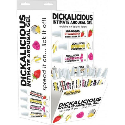 Dickalicious Model DICKALICIOUS-144 Penis Arousal Cream Unisex Oral Pleasure Assorted Flavours