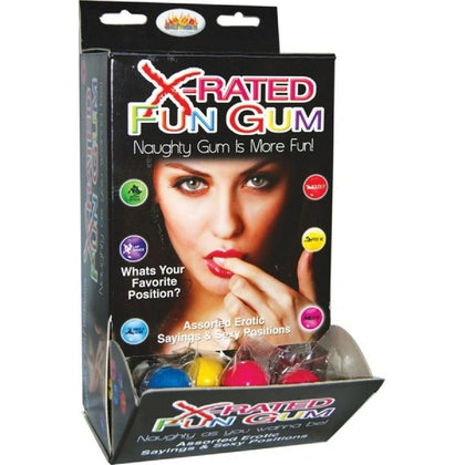X-Rated Fun Gum Adult Novelty Chewing Gum - Model XRG-90 - Unisex - Oral Pleasure - Assorted Colours