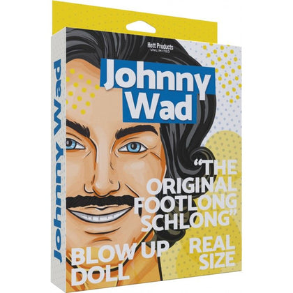 Introducing the Passionate Pleasure Delight - Johnny Wad Inflatable Doll: The Ultimate Passion Companion for All Genders, Exquisite Pleasure, and Sensual Seduction in Sultry Black