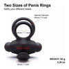 Silicone Elastic Penis Ring and Rabbit Clit Vibrator Adult Sex Toy For Couples
