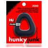 Hünkyjunk ZOID Trapaziod Lifter Cockring Tar Ice - The Ultimate Pleasure Enhancer for Men - Boost Your Bulge, Elevate Your Ecstasy, and Indulge in Sensational Comfort - Model ZT-500 - Black Velvet