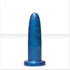 Introducing the Cobalt Lily Medium Silicone Dildo for Women - Ideal for Vaginal and Anal Pleasure - Adult Naughty Store