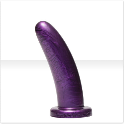 Introducing the Sensuelle Luxe Collection Platinum-Cured Silicone Plum Orchid Medium Dildo Model 810476010638 for All Genders - Lavender