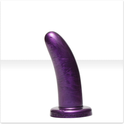 Experience Intimate Pleasure with the Plum Orchid Small Silicone Dildo - Model 810476010621 - Unisex Anal and Vaginal Stimulator in Lavender