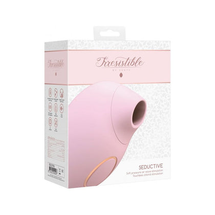 Introducing the **Seductive - Pink Clitoral Vibrator, Model X1**, crafted by the renowned Irresistible Collection for Women's Pleasure 🌸