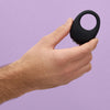Introducing the Je Joue Mio Vibrating Male Masturbation Cock Ring - The Ultimate Pleasure Enhancer in Black
