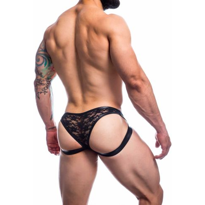 Enhance Your Intimate Experience with L4CE Black Unisex Jockstrap Capri Medium 🔥 - Adult Naughty Store