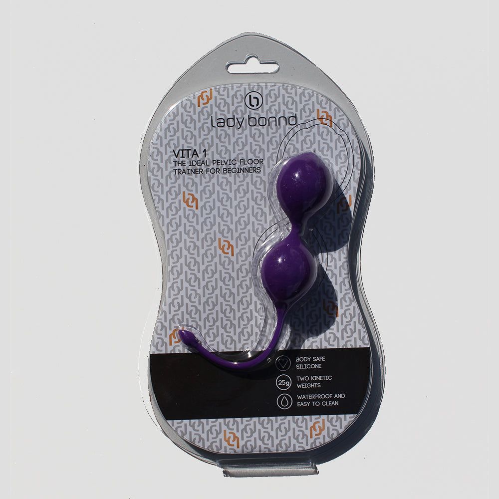 Lady Bonnd Vita Kegel Balls Ben Wa - Premium Silicone Kegel Exercisers for Women - Model VK-1001 - Enhance Muscle Control and Pleasure - Pink