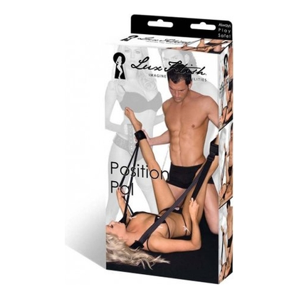 Lux Fetish Position Pal - Adjustable Ankle Strap Position Enhancer for Maximum Pleasure - Model LP-3000 - Unisex - Black - Adult Naughty Store