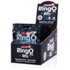 Ring O Ritz XL Liquid Silicone Cock Ring Set for Men, Model: Mega-Stretch 18ct, Black/Blue/Red - Adult Naughty Store