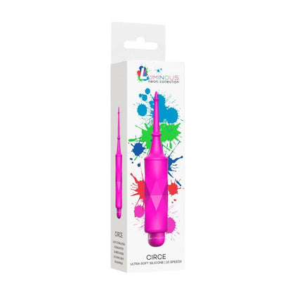 Circe - Luminous 10-Speed ABS Bullet with Silicone Sleeve - Model C10 - Unisex - Clitoral Stimulation - Fuchsia