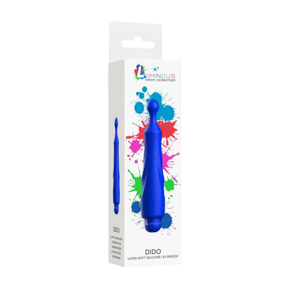 Dido - Luminous ABS Bullet with Silicone Sleeve - 10-Speeds - Royal Blue - Powerful Pleasure for All Genders