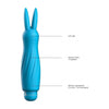 Introducing the Luminous Luxe ABS Bullet with Silicone Sleeve - Model 10 Unisex Clitoral Stimulation Toy in Turquoise