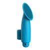 Introducing the Exclusive Luminous Thea ABS Bullet with Silicone Sleeve - Model 10TQ - Unisex Clitoral Stimulator in Turquoise