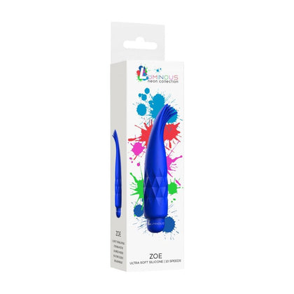 Zoe - ABS Bullet With Silicone Sleeve - 10-Speeds - Royal Blue